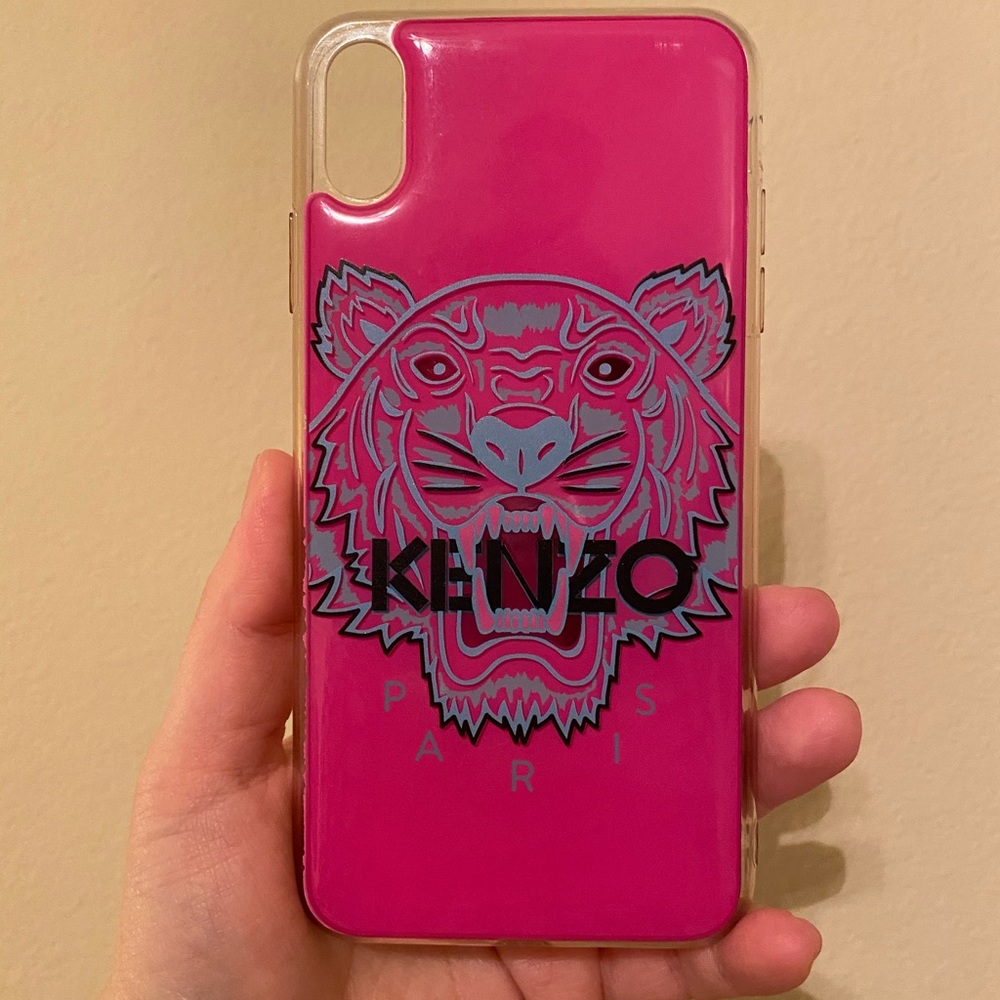 KENZO iPhone 10XS MAX case in Pink